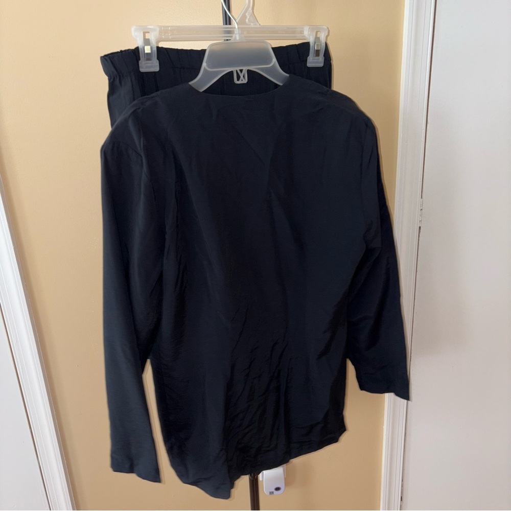 Body Zone Vintage Black Blazer & Skirt Two Piece Set - Picture 9 of 9
